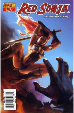 Red Sonja (Dynamite) 40B published by Dynamite with cover art by Patrick Berkenkotter