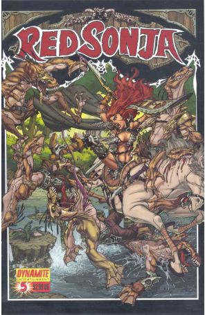Red Sonja (Dynamite) 5C published by Dynamite with cover art by Nick Bradshaw
