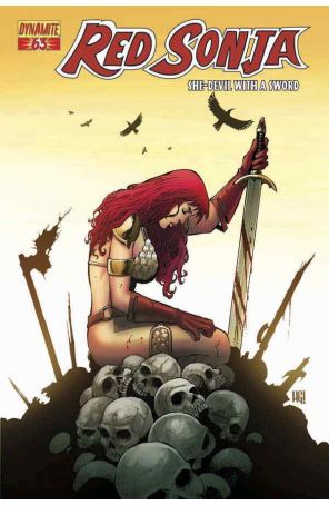 Red Sonja (Dynamite) 63A published by Dynamite with cover art by Walter Geovani