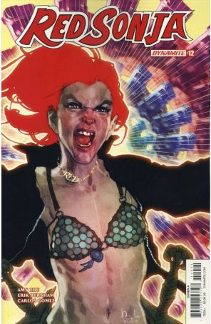 Red Sonja (Dynamite, Vol. 4) 12A published by Dynamite with cover art by Ben Caldwell