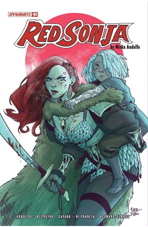 Red Sonja (Dynamite, Vol. 6) 1D published by Dynamite with cover art by Erica D'Urso