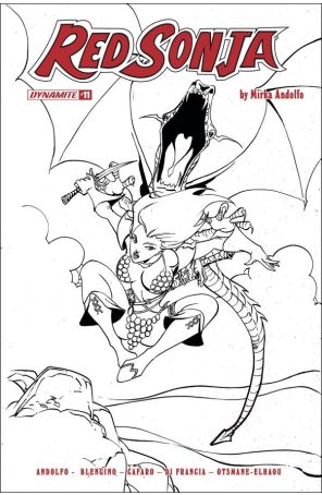 Red Sonja (Dynamite, Vol. 6) 11O published by Dynamite with cover art by Roberto Castro