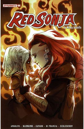 Red Sonja (Dynamite, Vol. 6) 4A published by Dynamite with cover art by Mirka Andolfo