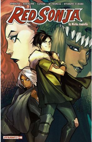 Red Sonja (Dynamite, Vol. 6) 6A published by Dynamite with cover art by Mirka Andolfo