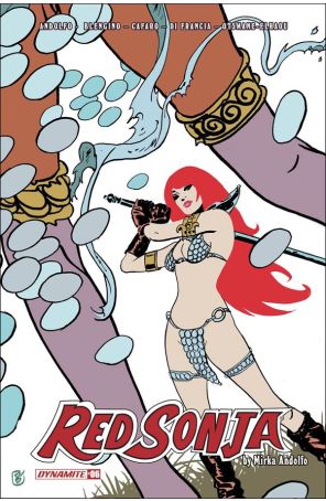 Red Sonja (Dynamite, Vol. 6) 6N published by Dynamite with cover art by Jimmy Broxton