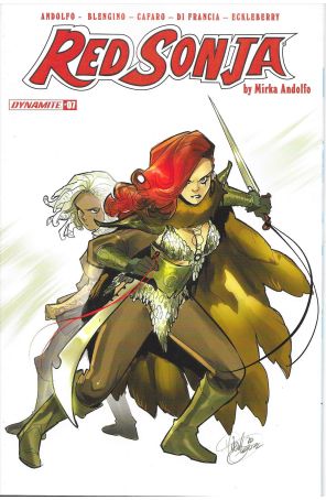 Red Sonja (Dynamite, Vol. 6) 7A published by Dynamite with cover art by Mirka Andolfo