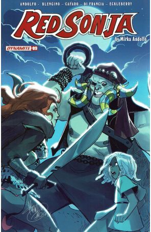 Red Sonja (Dynamite, Vol. 6) 9A published by Dynamite with cover art by Mirka Andolfo