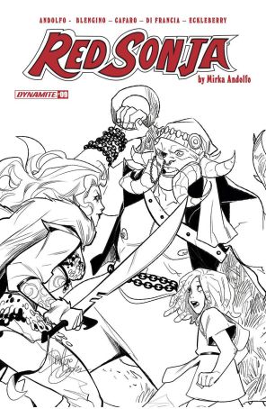 Red Sonja (Dynamite, Vol. 6) 9F published by Dynamite with cover art by Mirka Andolfo