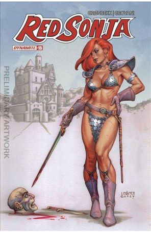 Red Sonja (Dynamite, Vol. 7) 15C published by Dynamite with cover art by Joseph Michael Linsner