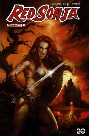 Red Sonja (Dynamite, Vol. 7) 18A published by Dynamite with cover art by Lucio Parrillo