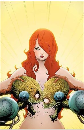 Red Sonja Attacks Mars 3L published by Dynamite with cover art by Jae Lee and June Chung