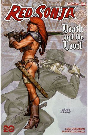 Red Sonja Death and the Devil 2A published by Dynamite with cover art by Joseph Michael Linsner