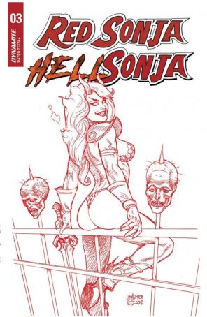 Red Sonja Hell Sonja 3O published by Dynamite with cover art by Joseph Michael Linsner