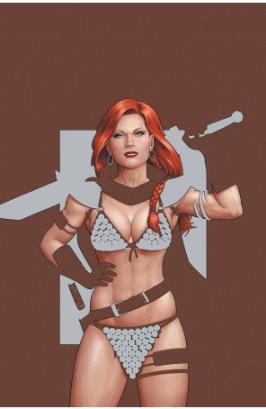 Red Sonja: Empire of the Damned 1T published by Dynamite with cover art by John Tyler Christopher