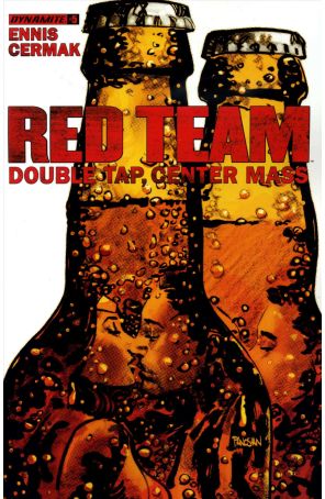 Red Team: Double Tap, Center Mass 5 published by Dynamite with cover art by Dan Panosian