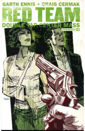 Red Team: Double Tap, Center Mass 6 published by Dynamite with cover art by Dan Panosian
