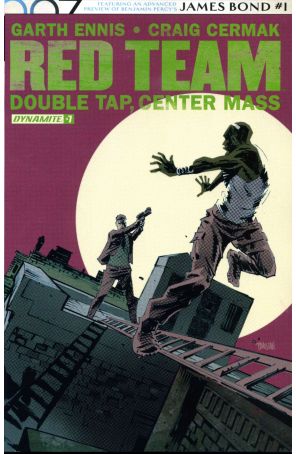 Red Team: Double Tap, Center Mass 7 published by Dynamite with cover art by Dan Panosian