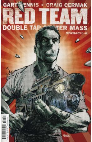 Red Team: Double Tap, Center Mass 8 published by Dynamite with cover art by Dan Panosian
