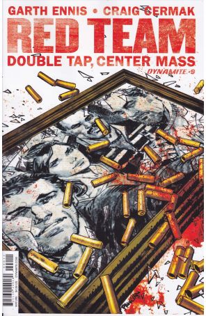 Red Team: Double Tap, Center Mass 9 published by Dynamite with cover art by Dan Panosian