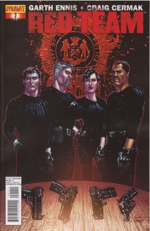 Red Team 1B published by Dynamite with cover art by Howard Chaykin