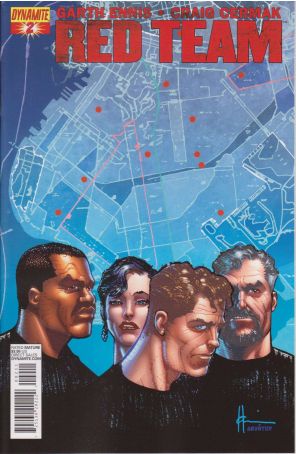Red Team 2 published by Dynamite with cover art by Howard Chaykin
