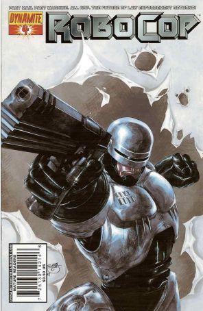 Robocop (Dynamite) 4A published by Dynamite with cover art by Stephen Segovia