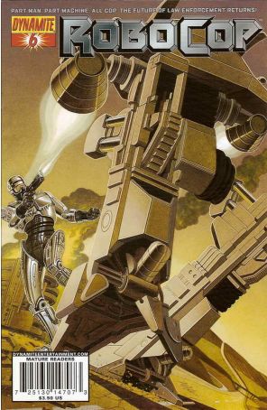 Robocop (Dynamite) 6 published by Dynamite with cover art by David Michael Beck