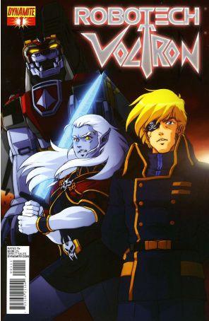 Robotech/Voltron (Vol. 1) 1 published by Dynamite with cover art by Tommy Yune