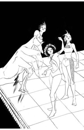 Sacred Six 3J published by Dynamite with cover art by Jae Lee