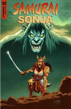 Samurai Sonja 2A published by Dynamite with cover art by Clayton Henry
