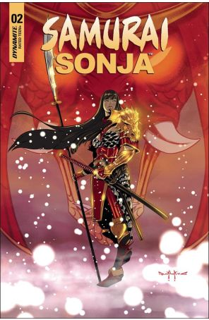 Samurai Sonja 2C published by Dynamite with cover art by Pasquale Qualano