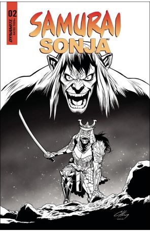 Samurai Sonja 2N published by Dynamite with cover art by Clayton Henry