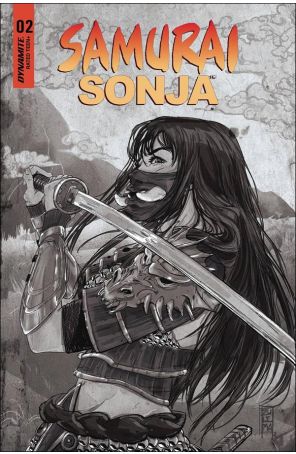 Samurai Sonja 2O published by Dynamite with cover art by Zulema Lavina