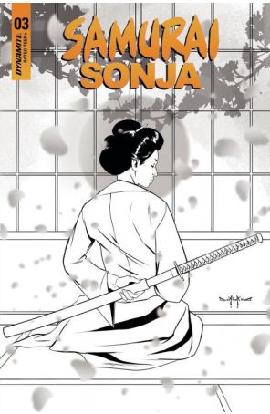 Samurai Sonja 3P published by Dynamite with cover art by Pasquale Qualano