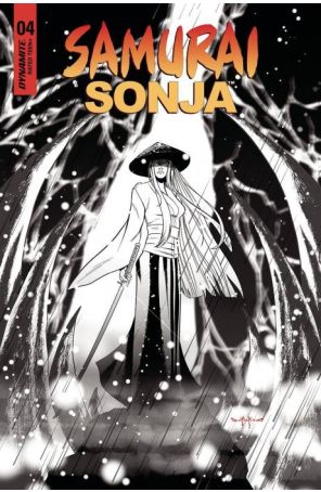 Samurai Sonja 4P published by Dynamite with cover art by Pasquale Qualano