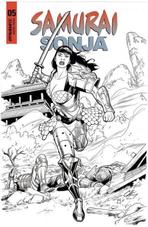 Samurai Sonja 5N published by Dynamite with cover art by Clayton Henry