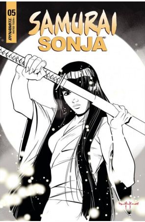 Samurai Sonja 5P published by Dynamite with cover art by Pasquale Qualano