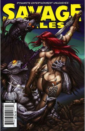Savage Tales (Dynamite) 9 published by Dynamite with cover art by Pablo Marcos