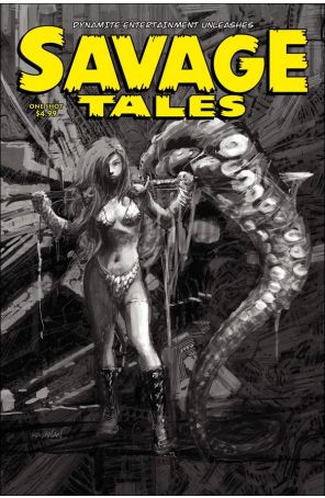 Savage Tales One-Shot 1I published by Dynamite with cover art by Rafael Kayanan