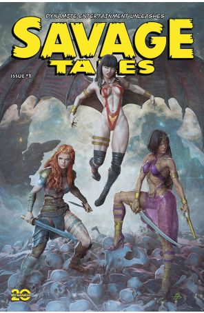 Savage Tales: Winter Special 2025B published by Dynamite with cover art by Björn Barends