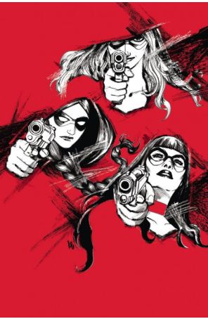 Scarlet Sisters 1I published by Dynamite with cover art by Jonathan Lau