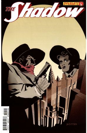 Shadow (5th Series) 24B published by Dynamite with cover art by Dean Motter