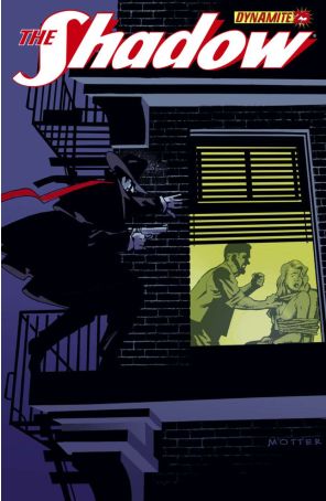 Shadow (5th Series) 25A published by Dynamite with cover art by Dean Motter