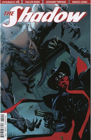 Shadow (6th Series) 2 published by Dynamite with cover art by Butch Guice