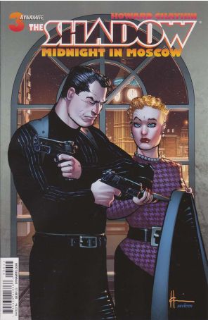 Shadow: Midnight In Moscow 3 published by Dynamite with cover art by Howard Chaykin