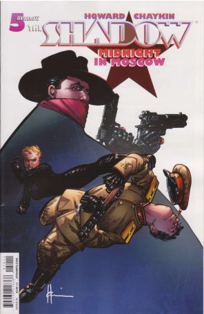 Shadow: Midnight In Moscow 5 published by Dynamite with cover art by Howard Chaykin