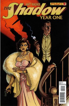 Shadow: Year One 4A published by Dynamite with cover art by Matt Wagner