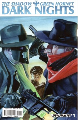 Shadow/Green Hornet: Dark Nights (Vol. 1) 1A published by Dynamite with cover art by Alex Ross