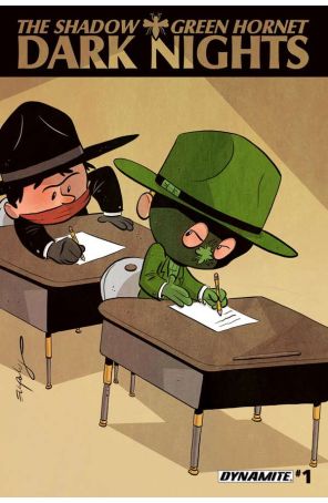 Shadow/Green Hornet: Dark Nights (Vol. 1) 1C published by Dynamite with cover art by Chris Eliopoulos