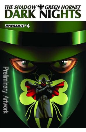 Shadow/Green Hornet: Dark Nights (Vol. 1) 4B published by Dynamite with cover art by John Cassaday